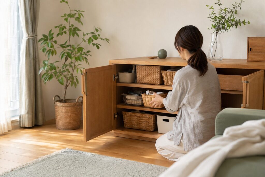 掃除がラクになる整理収納のイメージ